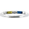 Stackable Birthstone Ring for Mother Holds up to 3 Birthstones Ref 579978