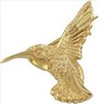 14KY 21 x 19 mm Hummingbird Brooch
