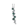 Genuine Emerald and Diamond Necklace .1 CTW Ref 642958