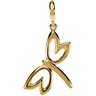 Gold Fashion Tiny Dragonfly Charm Ref 231117