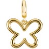 Gold Fashion Tiny Butterfly Charm Ref 862831