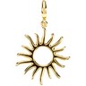 Gold Fashion Tiny Sun Charm Ref 700131