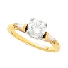 Tulipset Diamond Engagement Ring 1.33 CTW Ref 277377