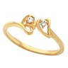 Accented Heart Ring 5 pttw dia. Ref 599993
