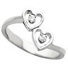 Accented Heart Ring 7 pttw dia. Ref 149306