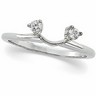 Platinum Diamond Ring Wrap 12 pttw diamond | SKU: 1084824