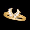 Diamond Ring Wrap 14KY/KW 20 pttw dia