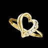 Heart Shaped Ring 11 pttw dia. Ref 346936