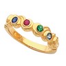 Birthstone Mothers Ring May hold up to 7 round 2.5mm gemstones Ref 955786