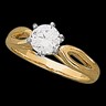 Diamond Cathedral Engagement Ring .75 Carat Ref 816797