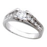 Diamond Cathedral Engagement Ring 1.2 CTW Ref 609158