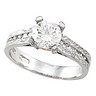 Hand Engraved Engagement Ring 1.16 CTW Ref 965634