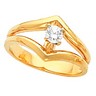 Diamond Solitaire Engagement Ring .25 Carat Ref 262399