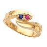 Birthstone Mothers Ring May hold up to 7 round 2.2mm gemstones Ref 833848