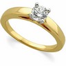 Cathedral Diamond Engagement Ring .5 Carat Ref 721898
