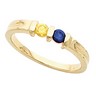 Birthstone Mothers Ring May hold up to 4 round 3mm gemstones Ref 219261