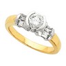 Diamond Engagement Ring with Diamond Accents 1 CTW Ref 378928
