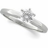Round Six Prong Solitaire Mounting .2 to 2.5 Carat Ref 989719