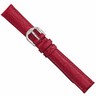 Red Genuine Padded Crocodile Watch Strap for Women Ref 441948