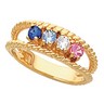 Birthstone Mothers Ring May hold 2 to 12 round 2.7 to 3.0mm gemstones Ref 618611