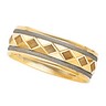 7mm Two Tone Design Band Ref 156298