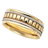 7.75mm Two Tone Design Band Ref 796630