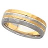 6mm Two Tone Design Band Ref 292201