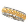 6mm Two Tone Design Band Ref 326368