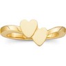 Gold Fashion Heart Signet Ring Ref 762343