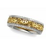 6mm Two Tone Comfort Fit Design Band Ref 324545