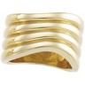 Wavy Ribbed Fashion Ring Ref 758067