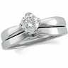 Platinum Diamond Engagement Ring .25 Carat Ref 983549