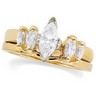 Diamond Bridal Enhancer .25 or .38 CTW Side Diamonds Ref 115944