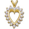 Diamond Heart Pendant .5 CTW Ref 274786