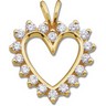 Diamond Heart Pendant .9 CTW Ref 500131