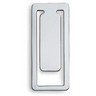 Rectangle Shaped Nickel Plated Bookmark