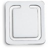 Square Shaped Nickel Plated Bookmark