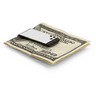 Metal Money Clip with Black Leather | SKU: 61-3228