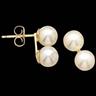 Cultured Pearl Earrings 6mm Pearls Ref 156778