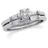 Platinum Diamond Engagement Ring .38 CTW Ref 254521
