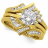 Diamond Ring Guard .38 CTW Side Diamonds Ref 521138