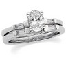 Platinum Diamond Engagement Ring .17 CTW Ref 956055