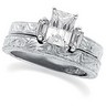 Platinum Diamond Hand Engraved Engagement Ring .17 CTW Ref 425289