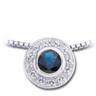 Genuine Sapphire and Diamond Necklace | SKU: 61545
