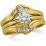 Diamond Ring Guard .25 CTW Side Diamonds Ref 396646