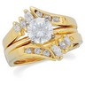 Diamond Ring Guard .38 CTW Side Diamonds Ref 933419