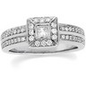 Diamond Engagement Ring .5 CTW Side Diamonds Included Ref 802023