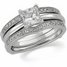 Diamond Ring Guard .25 CTW Side Diamonds Ref 885406
