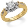 Two Tone Diamond Bridal Enhancer .25 CTW Side Diamonds Ref 794534