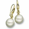South Sea Cultured Pearl Earrings 13mm Oval Fashion Ref 473982